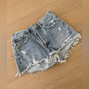 AGOLDE Parker cut off shorts